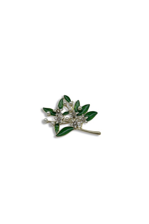 Gardenia brooch