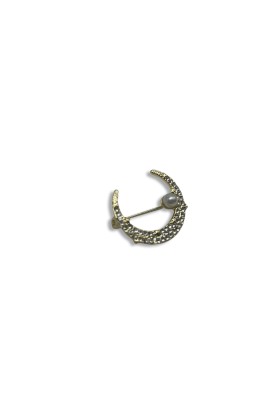 Moon brooch