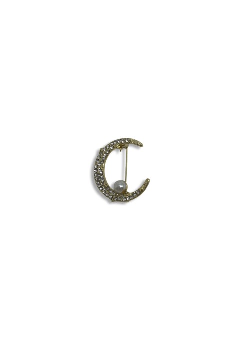 Moon brooch