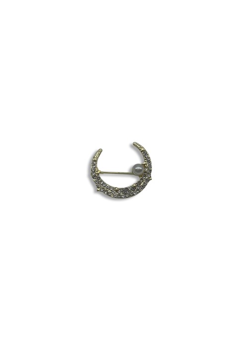 Moon brooch