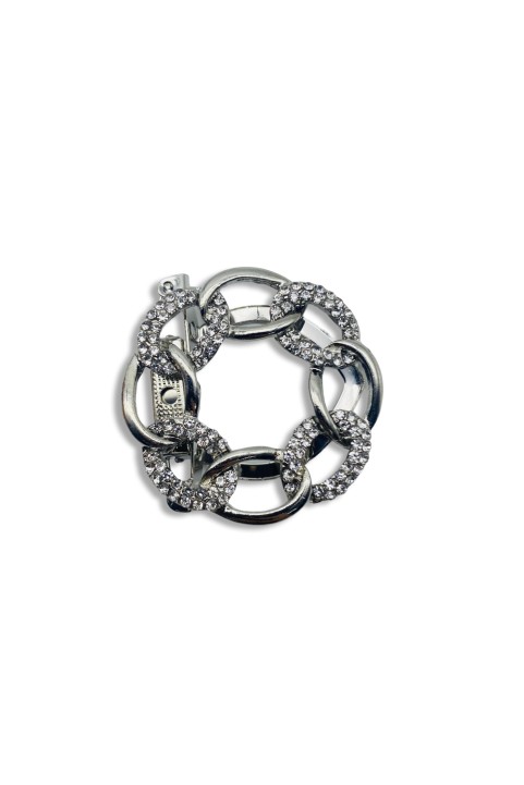 Knot buckle ring brooch