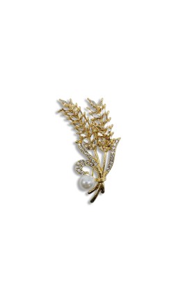 Wheat pearl brooch